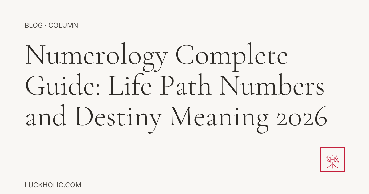 Numerology Complete Guide: Life Path Numbers and Destiny Meaning 2026