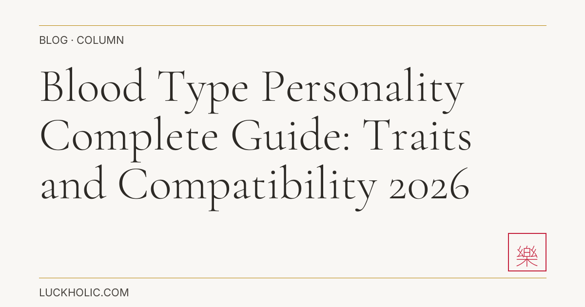 Blood Type Personality Complete Guide: Traits and Compatibility 2026